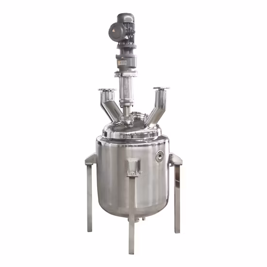 グリセリン蒸留用100Lステンレス化学反応器